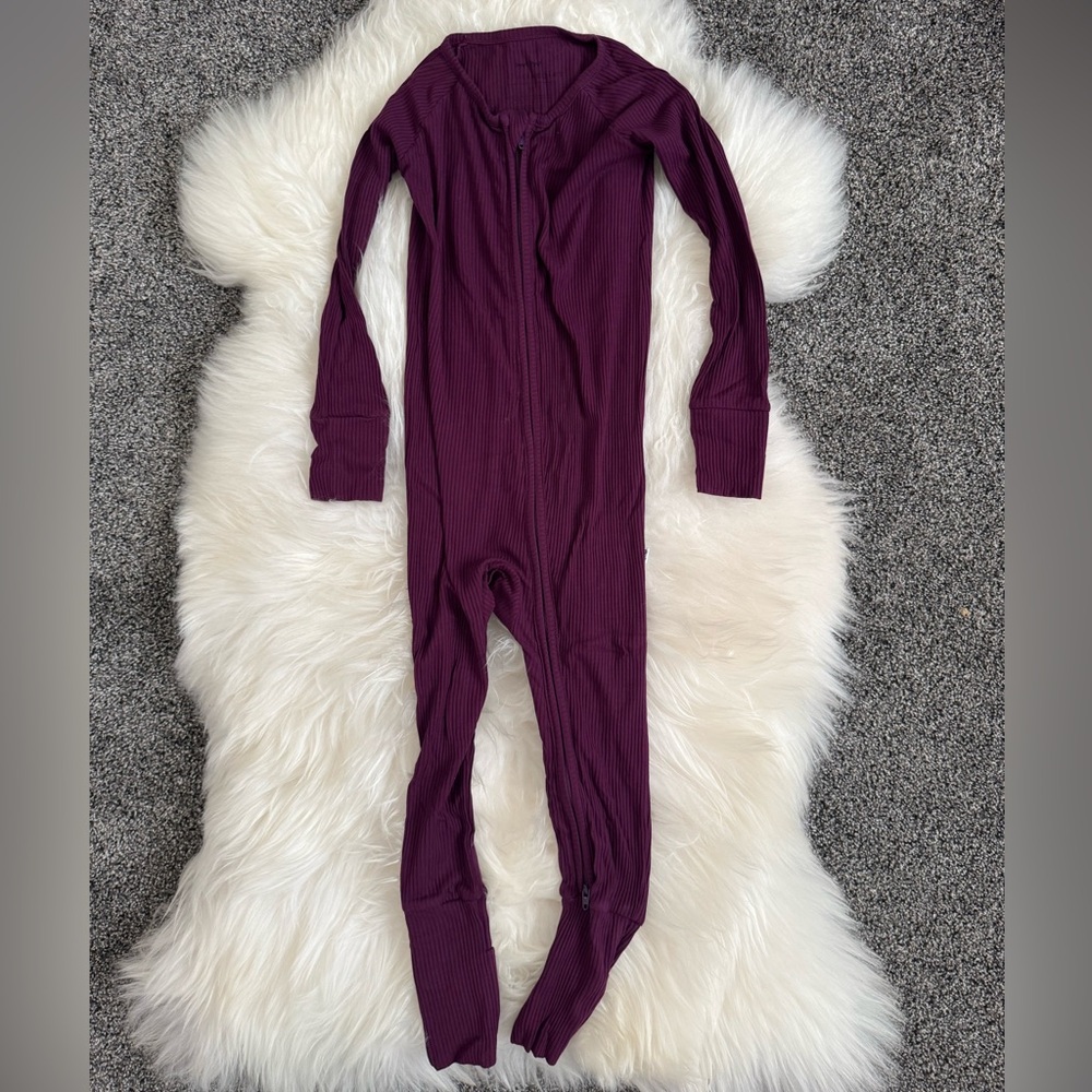 Little Sleepies Ribbed Zippy 2T